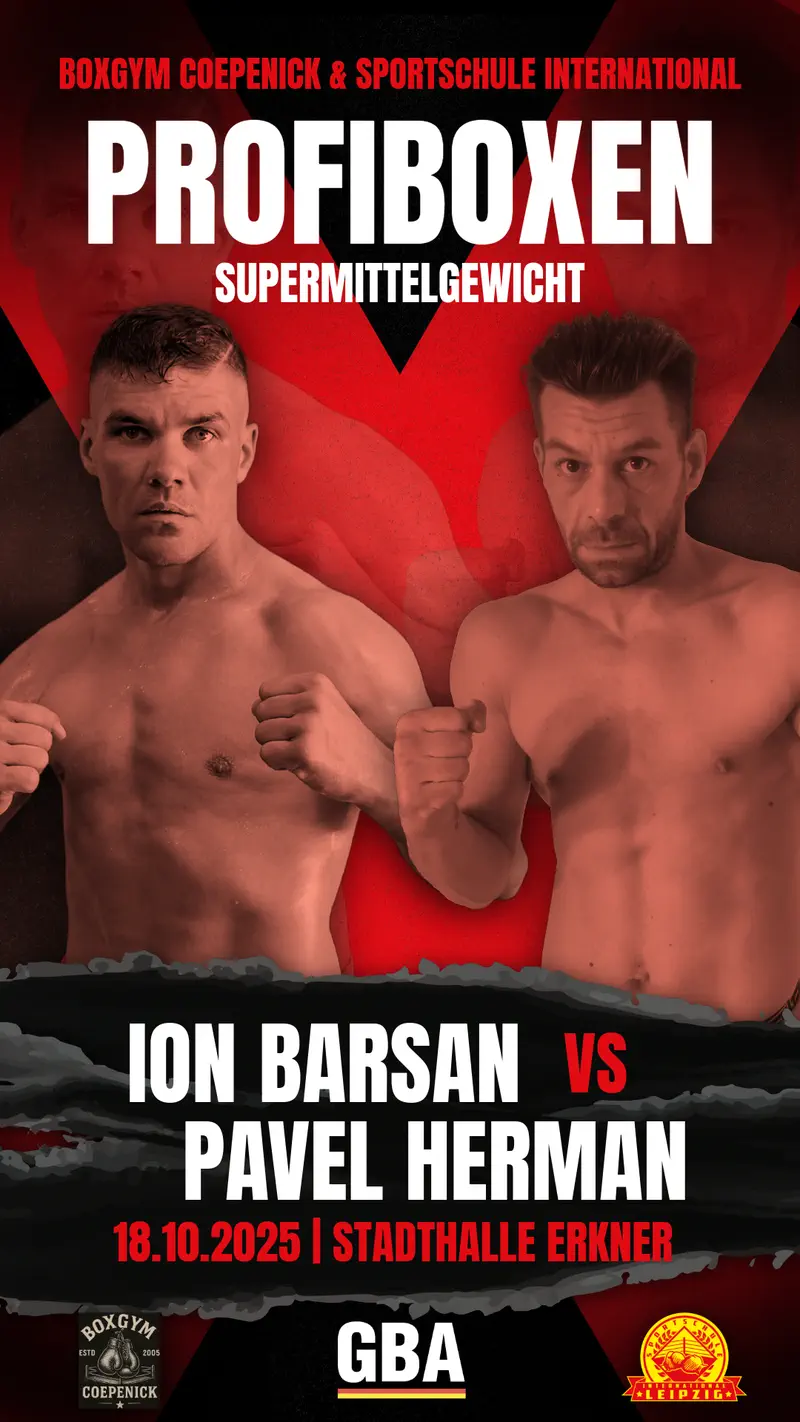 Der Romanian Pitbull kehrt zurück – Ion Barsan kämpft in der Stadthalle Erkner!